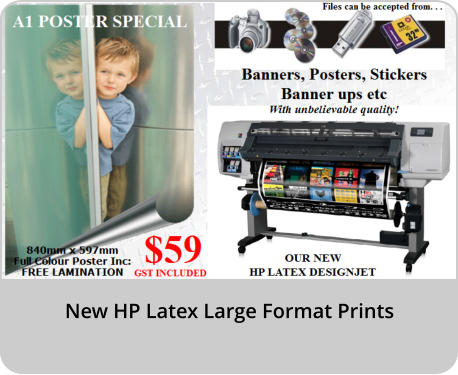 New HP Latex Large Format Prints